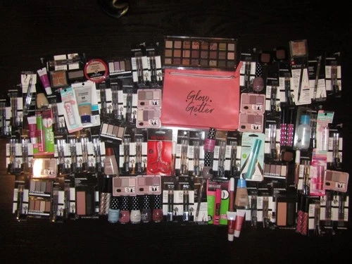 100+ Wholesale Bulk Makeup Assorted Mixed Cosmetics tool Kit Set Lot Sealed NEW
