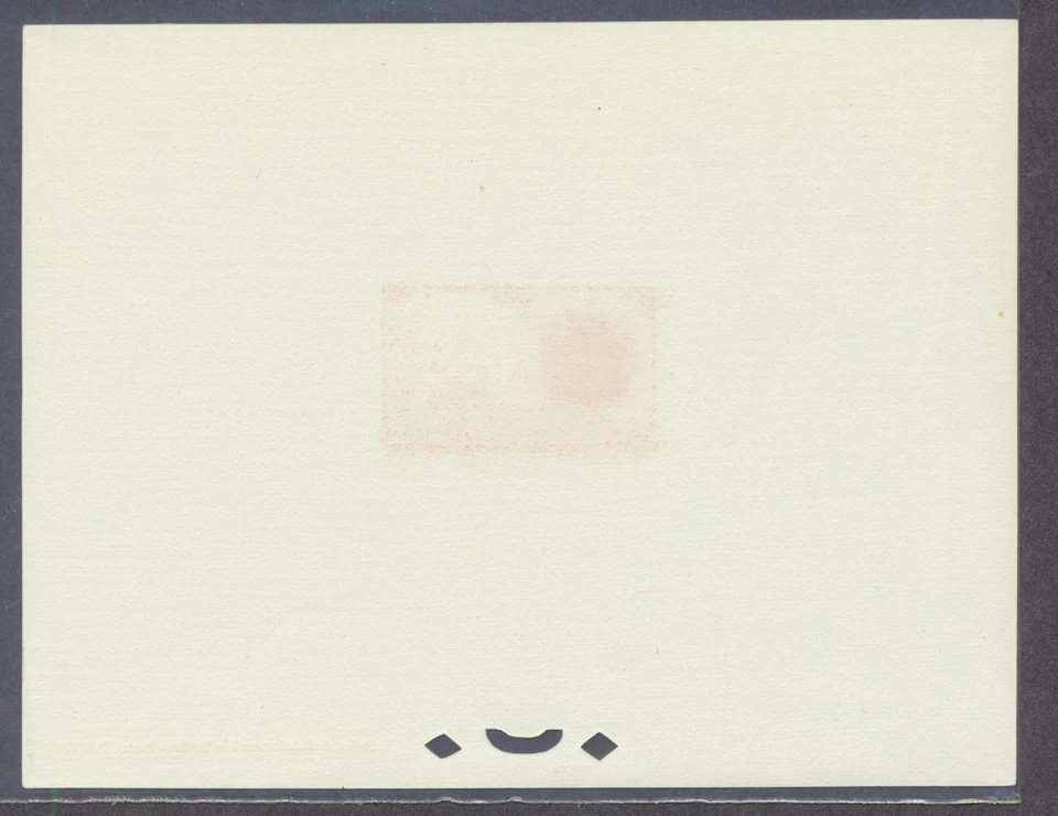 Monaco C7 1942 Coat of Arms Globe Airplane proof card no gum as issued - Image 2 of 2