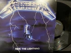 Metallica  Ride the Lightning LP 2016 Blackened – BLCKND004R-1 180G NM/NM