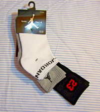 NWT Jordan Jumpman Youth Boys 3 Pairs Socks Size 7-9