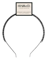 The Hair Edit Midnight Star Slim Crystal Headband NWT