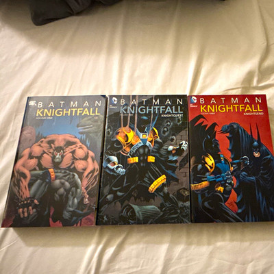 DC Comics Batman: Knightfall TPB Lot Vol 1-3 First Printings