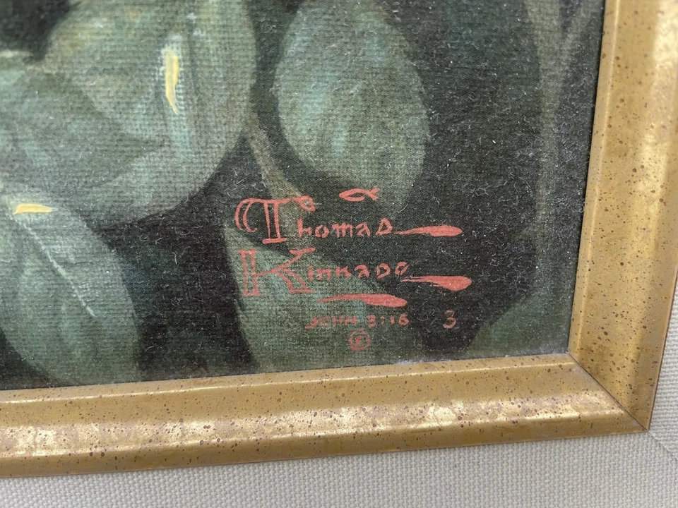 Thomas Kincaid, Limited Edition, Yellow Flower - Image 4 of 4