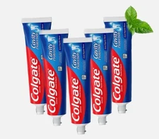 Colgate Toothpaste 5 Pack, 5 oz Each - Whitening, Fresh Breath, Oral Care, Teeth