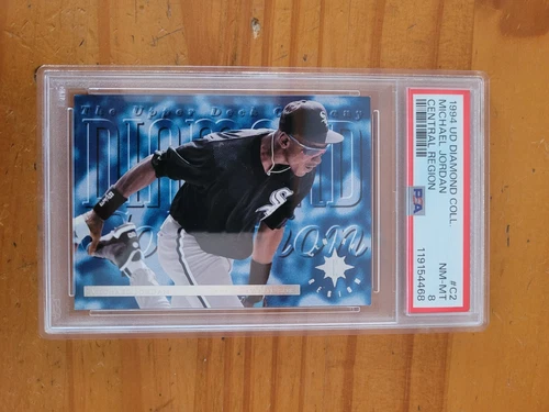 1994 UD Diamond Collection Central Region #C2 Michael Jordan PSA 8 NM-MT