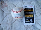 Bobby Thomson Ralph Branca  signed baseball official ONL ball autograph JSA insc