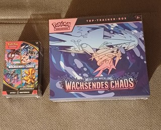 Wachsendes Chaos Top Trainer Box Boosterbundle Pokémon Pokemon TCG Deutsch