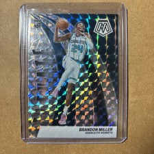 2023-24 Mosaic Brandon Miller Elevate Silver Mosaic Rookie #17 RC Hornets