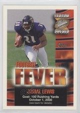 2000 Topps Season Opener Football Fever Sweepstakes Jamal Lewis (October 1) 0q3