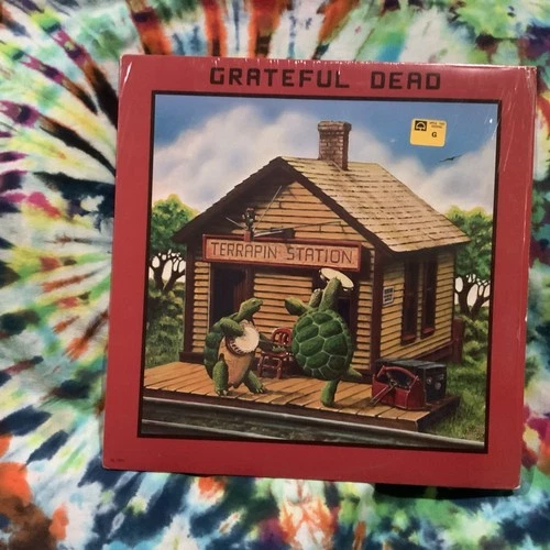 GRATEFUL DEAD Terrapin Station LP Arista AL 7001 1st Press Kendun SHRINK EX +