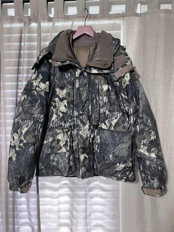XL Columbia Hunting Interchange Mossy Oak Break-Up Camo Mens Winter Coat RARE - Image 4 of 4