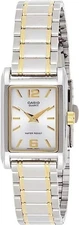 Casio LTP-1235SG-7A Two-Tone Gold Stainless Steel Analog Ladies Casual Watch