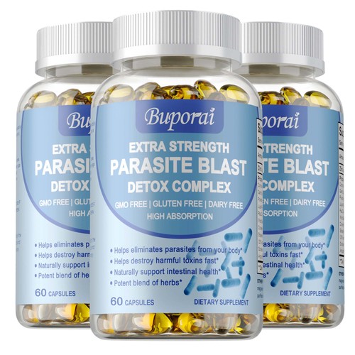 Complejo de desintoxicación de explosión de parásitos 1485 mg - limpieza de colon y apoya la salud digestiva - Imagen 14 de 15