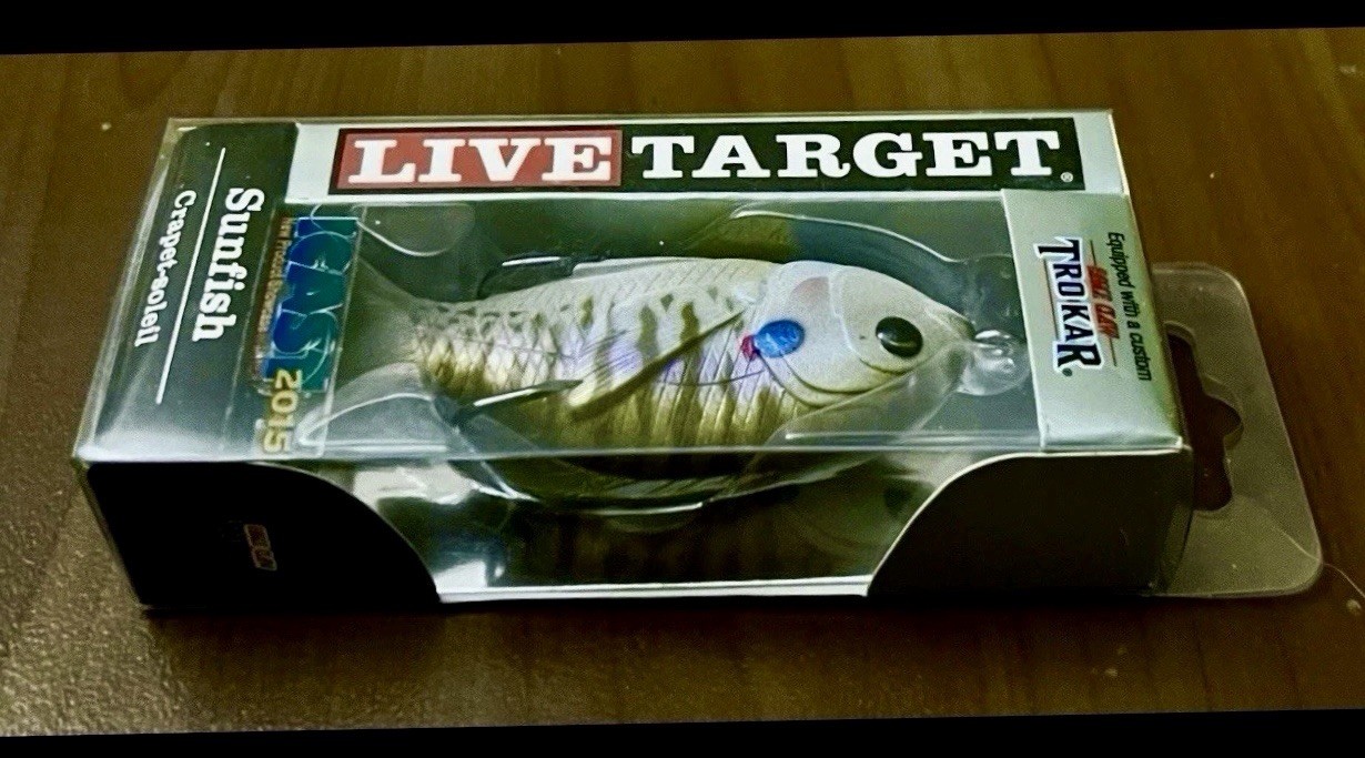 1 Live Target Sunfish Hollow SFH75T550 Topwater Lures NATURAL OLIVE BLUEGILL - Image 3