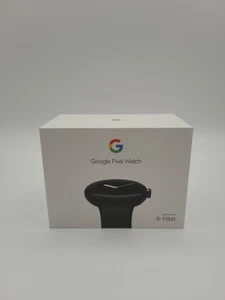 Google Pixel Watch Matte Black Case Obsidian Band Android Bluetooth Smartwatch
