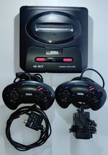 SEGA Mega Drive 2 with Controllers and Cables PAL (Great Condition)