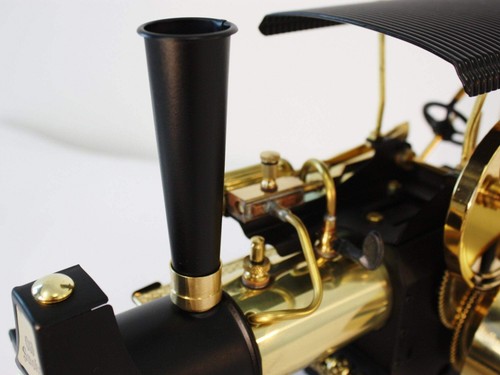 Wilesco D376 Steam Roller Black-Brass Kit - Picture 7 of 8