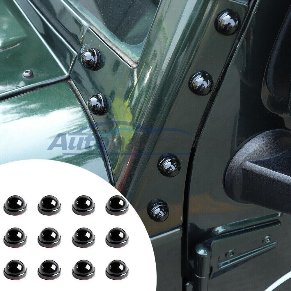 Jeep Wrangler JK 2007-17 Hood Door A Pillar Screw Protector Trim