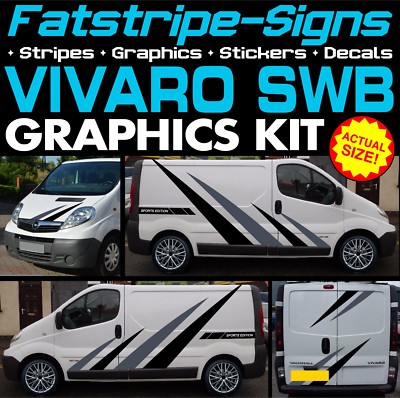 Adesivi Per Van E Furgoni Laterali, Kit Decalcomanie Per Camper, Strisce Adesive Personalizzabili, PVC Di Alta Qualità, Colore Grigio Satinato - 5
