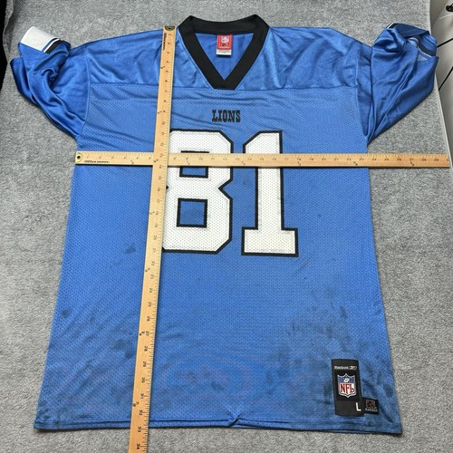 Mens Reebok Calvin Johnson Megatron Detroit Lions NFL Football Jersey Size Large - Picture 8 of 14