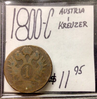 1800 C Austria 1 Kreuzer! ENN Coins