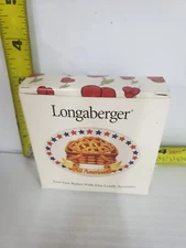 1998 Vintage Longaberger Tie On All American Cherry Pie in Basket