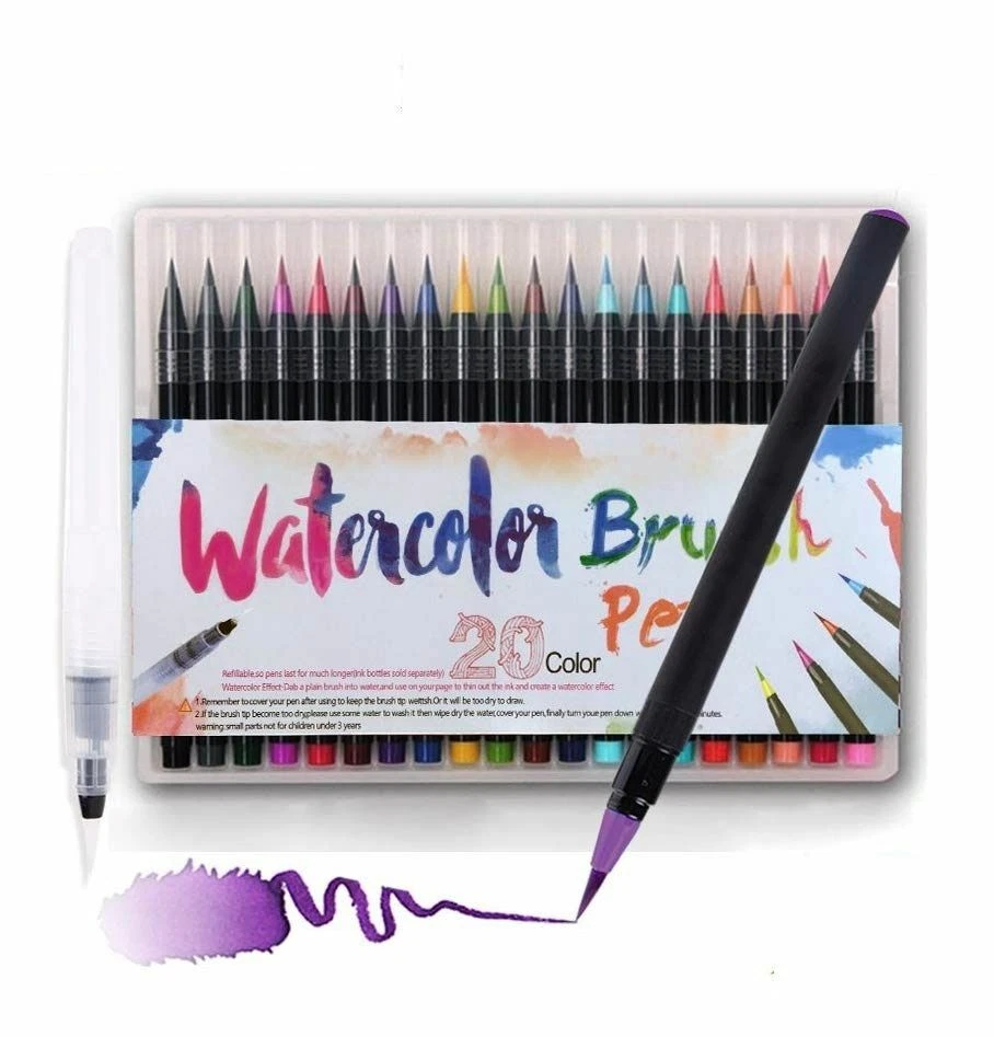 Water Brush Pen Set,water Color Brush Pen Set,watercolor Paint