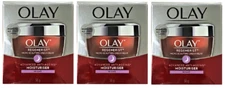 Olay Regenerist Micro-Sculpting Cream, Anti Aging Moisturizer, Night, 50g (3 Pk)