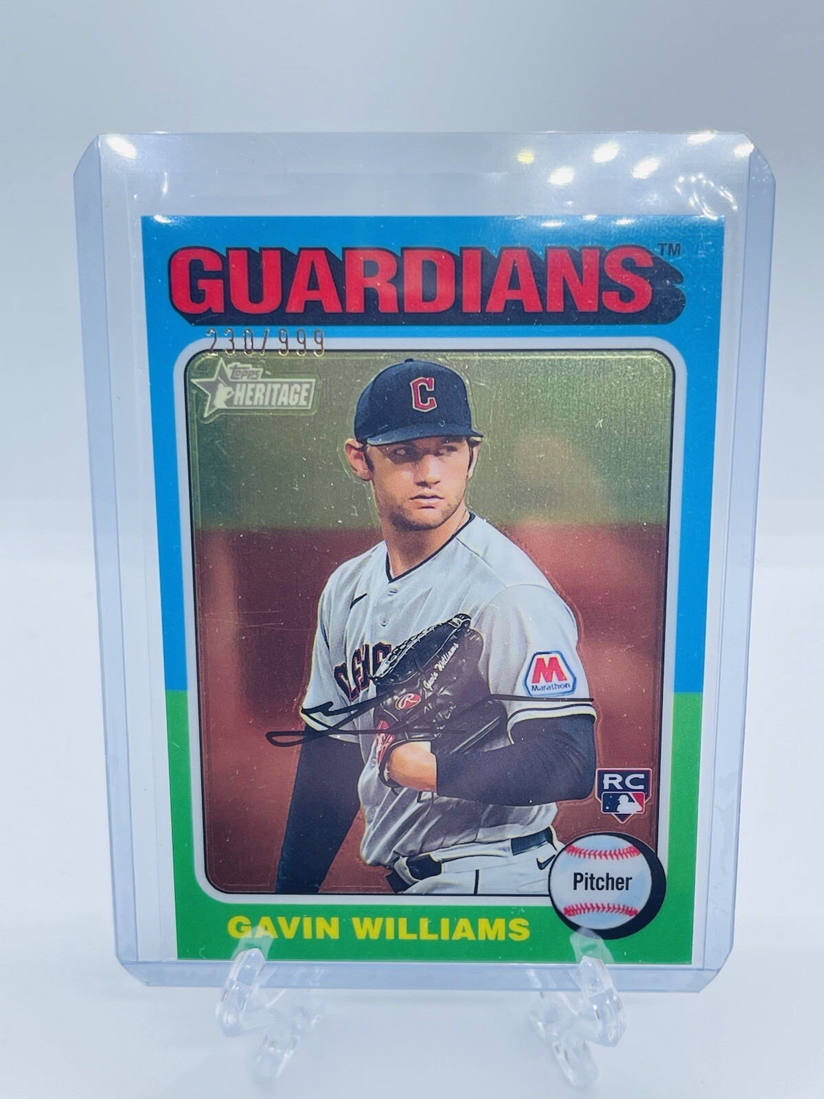 2024 Topps Heritage Chrome Gavin Scott Williams /999 RC