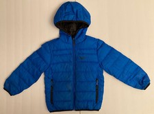 Boy's Hawke Co Sport Blue Quilted Hooded Packable Jacket Down/Feather - Size 4