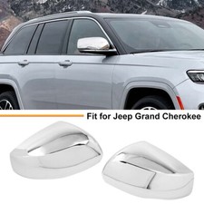 Chrome Door Rearview Mirror Cover Trim For Jeep Grand Cherokee 2021 Accessories