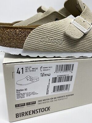 Brand New Stussy Birkenstock Boston Bone Size 41 Men’s 8 Brand New In Hand