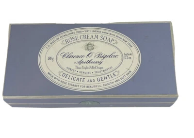 C.O. Bigelow Apothecary Rose Cream Soaps Delicate & Gentle 17.2 Oz, New & Rare! - Image 1 of 4