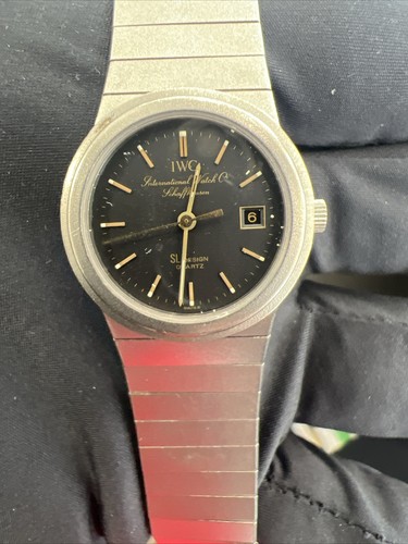 IWC Luxury Titanium Quartz Watch