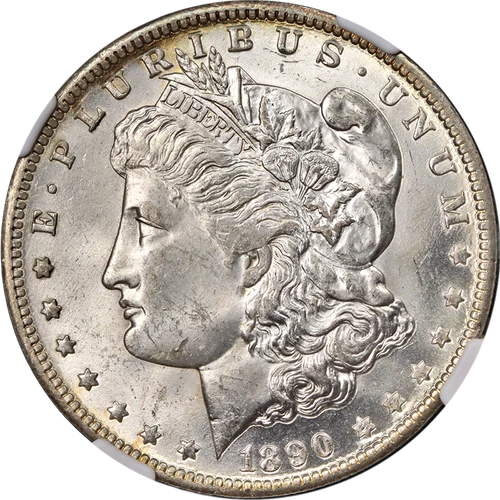 1890-O Morgan Silver Dollar NGC MS62 Nice Eye Appeal Nice Luster