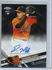 Donnie Hart 2017 Topps Chrome Autograph Rookie