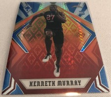2020 Phoenix Football Kenneth Murray Los Angeles Chargers Fire Burst Rookie #151