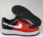 NIKE ID BY YOU AIR FORCE 1 LOW BLACK-RED-WHITE MENS SZ 10 [DN4162-991]