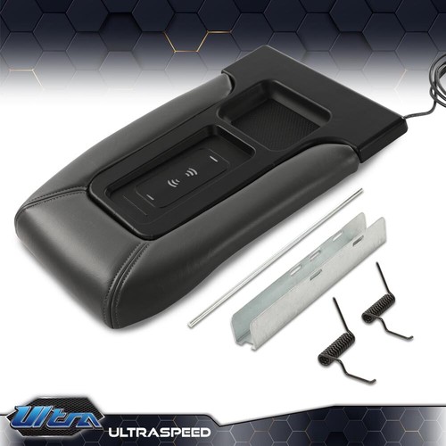 Center Console Armrest Lid With Wireless Charger For 2015-2019 Chevy Suburban