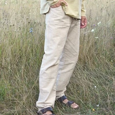 Hemp Pants 100% Hemp Drawstring Trousers Mens Clothing Hemp Canvas Pants