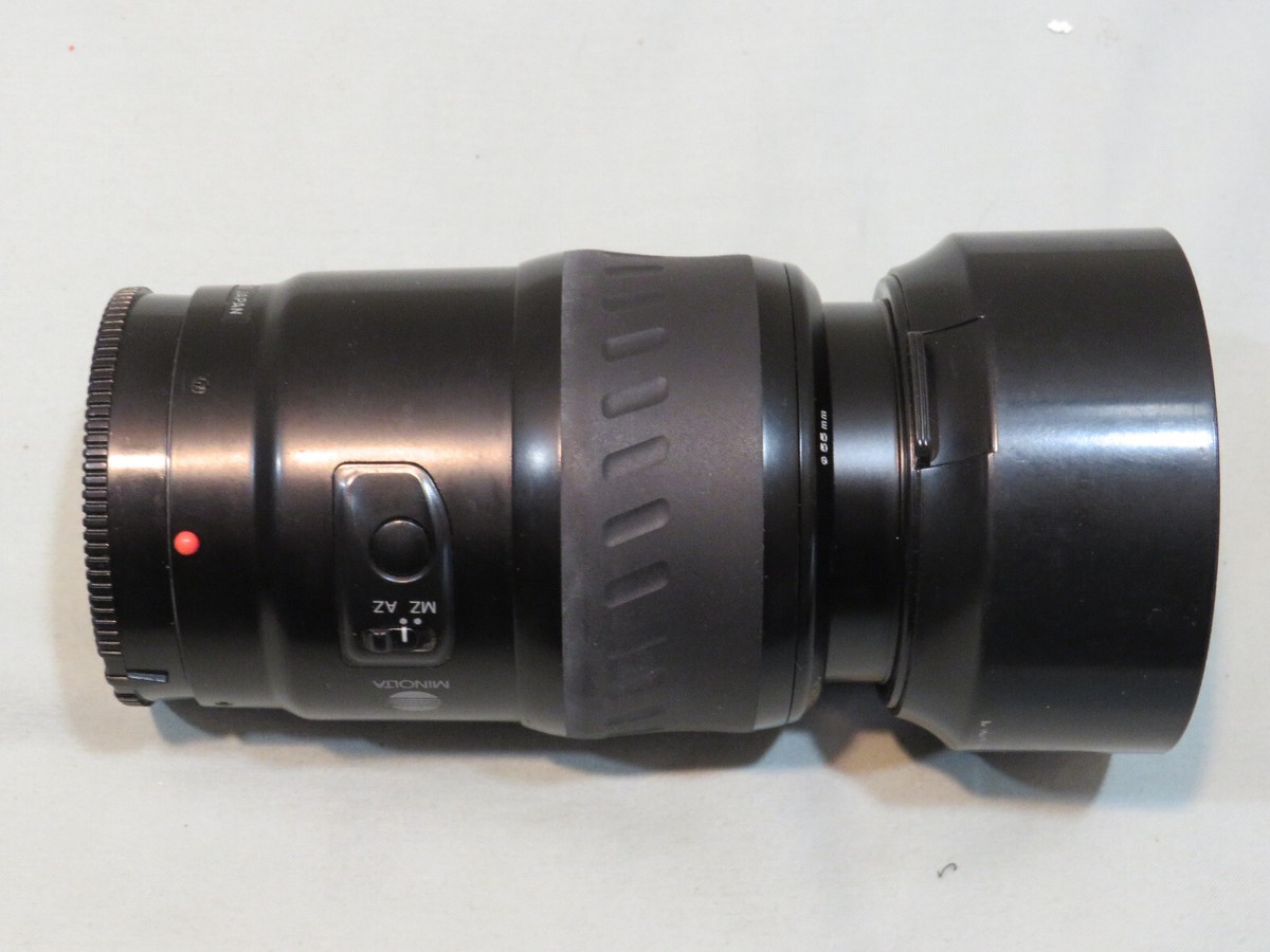 Minolta Zoom xi AF 100-300mm 1:4.5 (32) - 5.6 Lens, w/Lens Hood | eBay