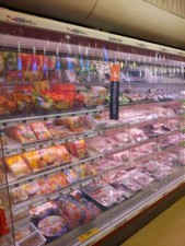 Dairy chiller cabinet PVC curtains blinds 2.5m Width 1.7m Drop 100mm wide strip