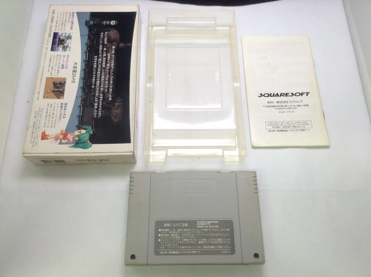 Final Fantasy VI (Super Nintendo Entertainment System, 1994) - Japanese  Version for sale online