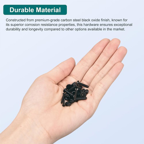 M8 to M20 Black Countersunk Head Hexagon Socket Screws Bolts 10.9 Steel DIN7991 - Picture 7 of 86