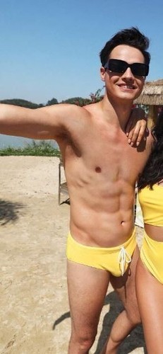 New Men's Sexy Bright Yellow Low Rise Bikini Style Swim Brief -Gay Interest - Picture 10 of 17