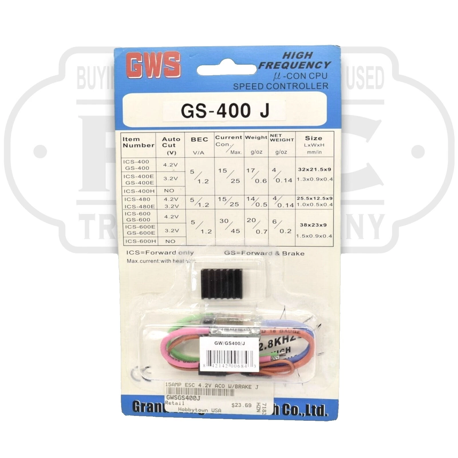 GWS Hobby RC Model Vehicle Electronic Parts & Radio Controls for 1:14