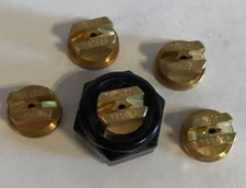 TeeJet TP730462 Spray Tip Brass Lot Set of 5 with Free Caps