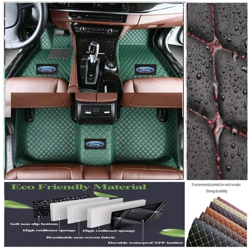 For Ford F150 Full Cab 2004-2024 Custom Car Floor Mats Carpets Mats Waterproof - Imagen 19 de 45