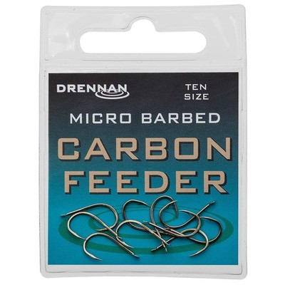 Drennan Carbon Feeder Micro Barbed 10 Stk. Feederhaken scharf stabil