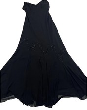 X scape evening Gown Adorn With Glass Crystals, size 14P vintage